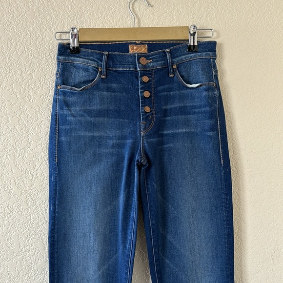 MOTHER "Pixie Runway" Straight Leg Jeans Size 27 - Picture 4 of 15